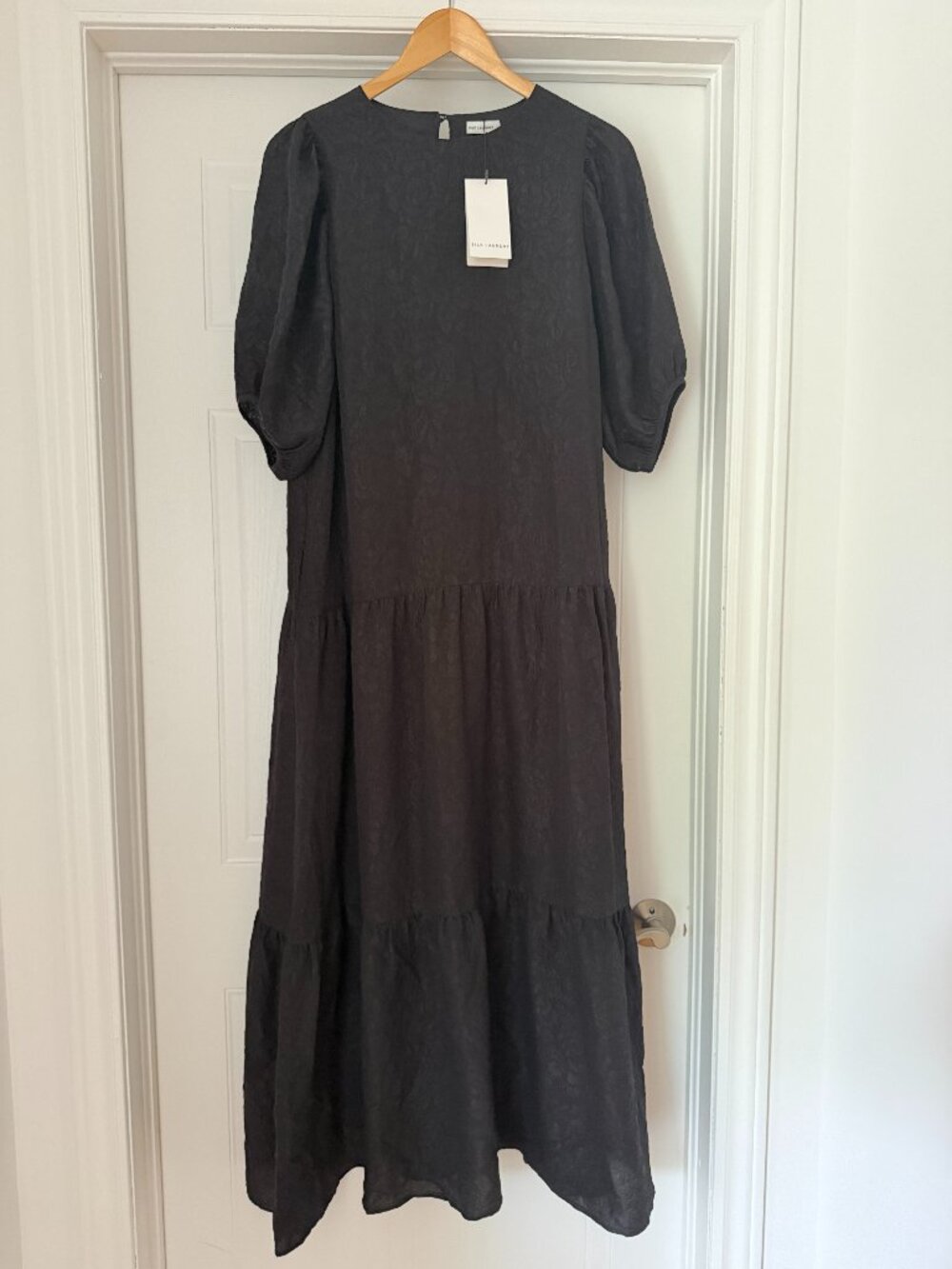 Silk Laundry Long Float Dress